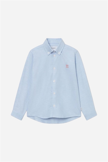 Les Deux Konrad Contrast Oxford Shirt - Ljusblå